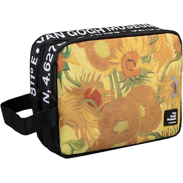 YINGD Van Gogh - Astuccio per matite con doppia cerniera e scritta Notte stellata di grande capacità per donne e uomini, Colore, 7.7cm*7.7cm*20.5cm, Set borsa da scuola