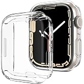 Microsonic Apple Watch Series 11 46mm i&ccedil;in Kılıf 360 Full Round Soft Silicone Şeffaf [Watch Series 11 46mm ile Uyumlu Kılıf -