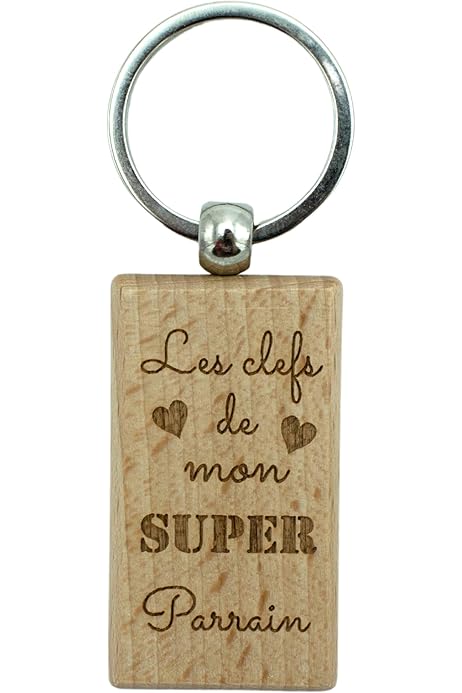 Porte Clés Parrain Porte Clés Décapsuleur Parrain Cadeau - France