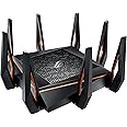 ASUS Rapture GTAX11000 wireless router Gigabit Ethernet Triband (2.4 GHz 5 GHz 5 GHz) Black