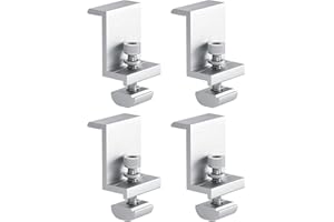 CWAWF 4 Pcs Solar Panel Bracket End Clamp Kit - Solar Module Bracket 30mm | 35mm | 40mm Solar Module Aluminium Bracket Solar Module Bracket End Clamp Kit (4 pcs 40mm, 4)