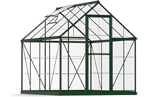 Canopia by Palram Serre de Jardin Harmony 4.6m² (Verte) Cadre en Aluminium, Panneaux en Polycarbonate, Résistant aux UV