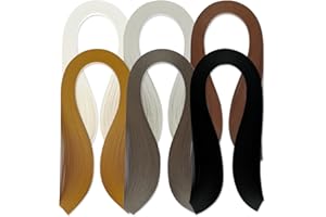 Juya Paper Quilling Set 600 Strips 6 Colors 39cm Length/Strip Paper Width 10mm