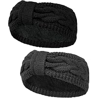 Roysmart Winter-Stirnbänder – 2 Stück, Gestrickt & Extra Warm!