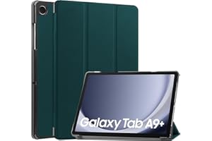 Vakarey Ultra Sottile Custodia Cover Tablet per Samsung Galaxy Tab A9+ Plus 11 Pollici 2023 SM-X210/SM-X216/SM-X218,Verde
