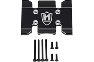 MEUS Racing SCX10 Pro Aluminum Center Skid Plate for Axial 1/10 Upgrades Crawler