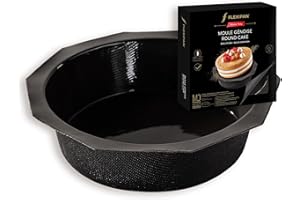 SILPAT Flexipan Grand Moule a Genoise Rond – Gateau, Entremet - Plat Four Cuisine, Patisserie à Rouleau Suisse - Cuisson Optimale, Précision, Antiadhésif, Ultra-Résistant - Fabrication Française