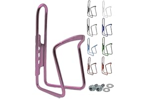 LOEVELOSI JABs Porte-bouteille de vélo en aluminium renforcé pour vélo de course, VTT, vélo pour enfant, universel, compatible avec porte-gobelet avec vis de montage