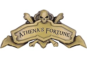 Fanattik Rar-sot07, Sea of Thieves-Targa Antica, Edizione Limitata Athenas Unisex Adulto, Argento, S