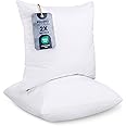 Utopia Bedding Relleno de Cojín 45 x 45 cm (2 Unidades), Fibra Virgen Siliconada, Almohadas de Sofá (Blanco)