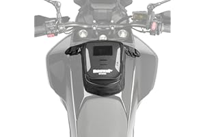 Rhinowalk Motorcycle Fuel Tank Bag,Magnetic and Strap on,Motorbike Tank Pouch with Mobile Phone Pocket, Thigh Bag,Leg Waist Chest Pouch,2.4L Backpack Motor Cycle Accessories
