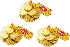 GUNZ Only Schokoladenmünzen Goldmünzen Piratenschatz Münzen Geld Schokolade 3x100g
