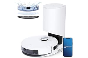 ECOVACS DEEBOT N10 PLUS Robot Odkurzacz z Mopem 4300Pa, automatyczna stacja opróżniania, 300 min, 400 m², TrueMapping 2.0 dToF, wykrywanie dywanów, precyzyjne czyszczenie dostosowane do potrzeb