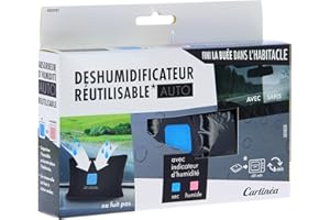 CARLINEA 020101 Déshumidificateur de Voiture Réutilisable - Anti-buée, Bleu