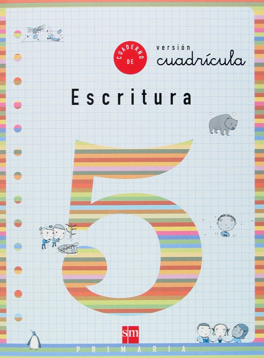 Cuaderno 5 de escritura, Cuadrícula. 2 Primaria