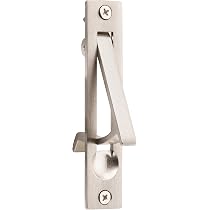 Dontay Pocket Door Lock - Color Coded Privacy Latch With Satin Brass Finish