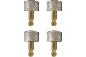 HAPPOW 4 Stück Schleifrad für Hunde, Ersatzköpfe für Krallenschleifer, Professionelles Krallenschleifrad für Hunde Krallenschleifer, Kompatibel mit Casfuy Krallenschleifer(Konvexe Köpfe)