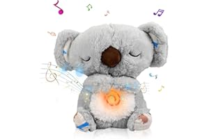 GEWDW Anxiety Relief Koala Soothing Breathing Otter, Evora Anxiety Relief Koala, Arrily Calming Anxiety Koala, Otter Plush Rest Koala Calming Sleep, Portable Plush Toy Breathing Motion Calming Otter