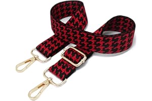 KOCRIS CASA Tracolla Per Borsa Donna Colorate Cinghia Larga Tracolla Catena Crossbody Ricambio Tessuto Regolabile Cintura Cinghie Spalla Ampia Accessori Gold A04