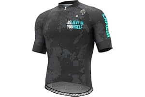LAMEDA Maillot Ciclismo Hombre Verano Ropa Ciclista Hombre Poliéster 100% Transpirable
