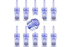 ‎IKLESTAR Microneedling Nadeln, 10 Stück 12 Pin Ersatz Nadelpatrone Cartridges für Dermapen Ultima A6, 10 Stück/Packung