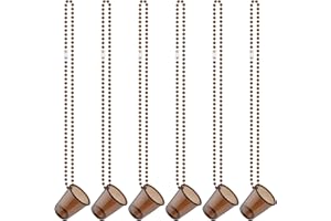 Bekecidi 6 vasos de chupito con collares, mini vasos de plástico para despedida de soltera con collar en cuentas, reutilizables, bonitos vasos para decoraciones de despedida de soltera, suministros de