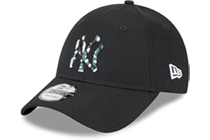 New Era Mężczyźni Wypełnienie Sezonowe 9Forty Neyyan Blkdkl New York Yankees 60424764 Czapka, Czarny/Biały, M