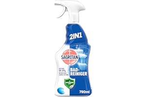 ‎SAGROTAN Sagrotan Bad-Reiniger Ozeanfrische – 2in1 Desinfektionsreiniger mit Antischmutzfilm für zuverlässige Hygiene im Badezimmer – 1 x 750 ml Sprühflasche(Das Produktdesign kann abweichen.)