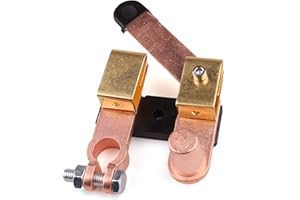 LotFancy Interrupteurs de Batterie 12V/24V Coupe Circuit Batterie, Extrémité De Batterie Antivol pour Voiture Moto Tracteur Bateau, Top Post