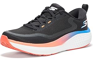 Skechers Baskets Go Run Supersonic Max pour Homme, Noir/Multicolore, 45 EU