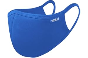 Reusable Face Mask | Face Masks Washable UK | 3 Layer Face Mask | HeiQ Viroblock | Breathable Face Mask | Sporty | Sizes for Men, Women, Teens & Kids | With & without Adjustable Ear loops | By Maskari