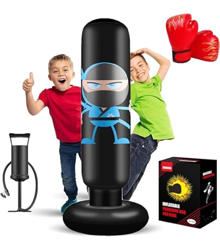 Taekwondo Kids Sacco Da Boxe Gonfiabile Per Bambini 167cm Per