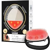FOREO FLIP Play Advanced LED Sa&ccedil; Fır&ccedil;ası &ndash; Kırmızı, Mavi ve Yeşil ışık modlarına sahip 3&rsquo;&uuml; 1 arada bakım aracı, sağlıklı g&ouml;r&uuml;