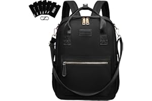 Leathario Zaino Donna Antifurto e Impermeabile, Zaino Portatile per Laptop 13.3 Pollici, Università, Lavoro e Uso Casual, Regalo Donna