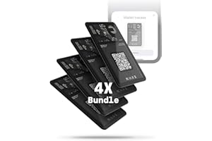 Rolling Square AirCard - Wallet Tracker Trova Oggetti, Biglietto da Visita NFC e QR Code, Compatibile con App Dov'è con Segnale Sonoro, Ultra Sottile 2.2mm, Durata della Batteria 2,5 Anni