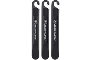 VeloChampion Toppe Autoadesive per Riparazione delle Camere d'Aria di Biciclette. Scatola da Viaggio per di Bici da Strada, MTB - 10, 40 o 6 Toppe. (Set di 3 levagomme)