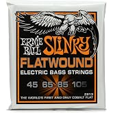 Ernie Ball Hybrid Slinky Flatwound Elektrik Bas Telleri, &Ouml;l&ccedil;&uuml; 45-105