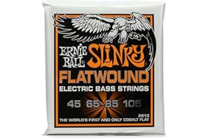 Ernie Ball Hybrid Slinky Flatwound Electric Bass Strings - 45-105 Gauge