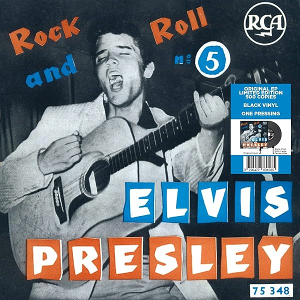 Elvis Presley Rock 'N' Roll No.2 UK英盤 LP Rock And Roll No. 1 [7