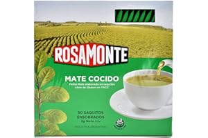YERBEE Rosamonte Yerba Mate Tradizionale Cocido 50 Bustina di Tè (150g) | Yerba Mate Argentino | Bevanda disintossicante ed energetica