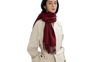 MaaMgic Bufanda xxl Primavera Mujer Hombre Colores Dobles Invierno Tocado Sedoso Multicolor Elegante Mantón Suave para Fiesta de Bodas 200 * 70 CM