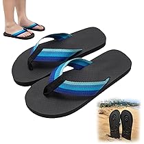 Infradito Umoristiche Con Design Creativo - Uomo, Taglia 8, Blu, Gomma, Per Spiaggia E Estate