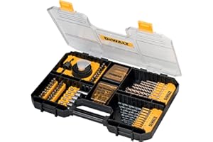 DEWALT Juego de Puntas y Brocas de Alto Rendimiento (100 piezas), compatible con cajón Tstak IV, DT71569-QZ