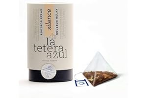 LATETERAZUL LA TETERA AZUL Infusión De Rooibos Premium Con Tila, Melisa Y Azahar. Infusión Relajante. Rooibos Relax. Bote De 20 Pirámides.
