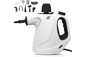 NexLev Steam Cleaner | Complete Home Kitchen Floor Bathroom Car & Office | Steam Cleaner for Home With 9 Accessories | 450 ML | Window Pane Sink Grime Chimney Grease Water Stain Cleaner | 1050W