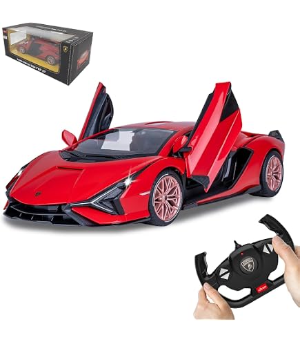 Lamborghini Aventador SVJ Orange Radiocommandée R/C 1/24 2.4 GHz Jamara