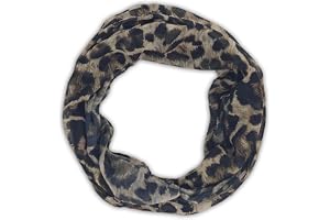 styleBREAKER Damtubhalsduk med leopardmönster