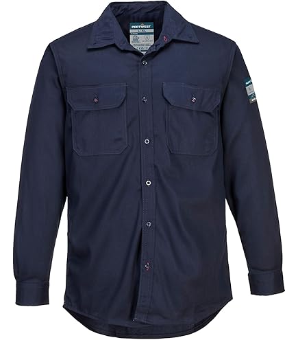 Camisa De Trabajo Resistente A La Llama Y Protección ARC2 Bizflame 88 12 Portwest Fr89 88260519