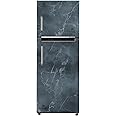 Design Decor Marble Texture Fridge Door Sticker Double Door Refrigerator Wrap Vinyl Decorative Self Adhesive Wallpaper Size 24x60_ Inch