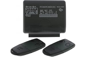 kit récepteur radio cardin rxm s449 fréquence 433.92 mhz 2 cx